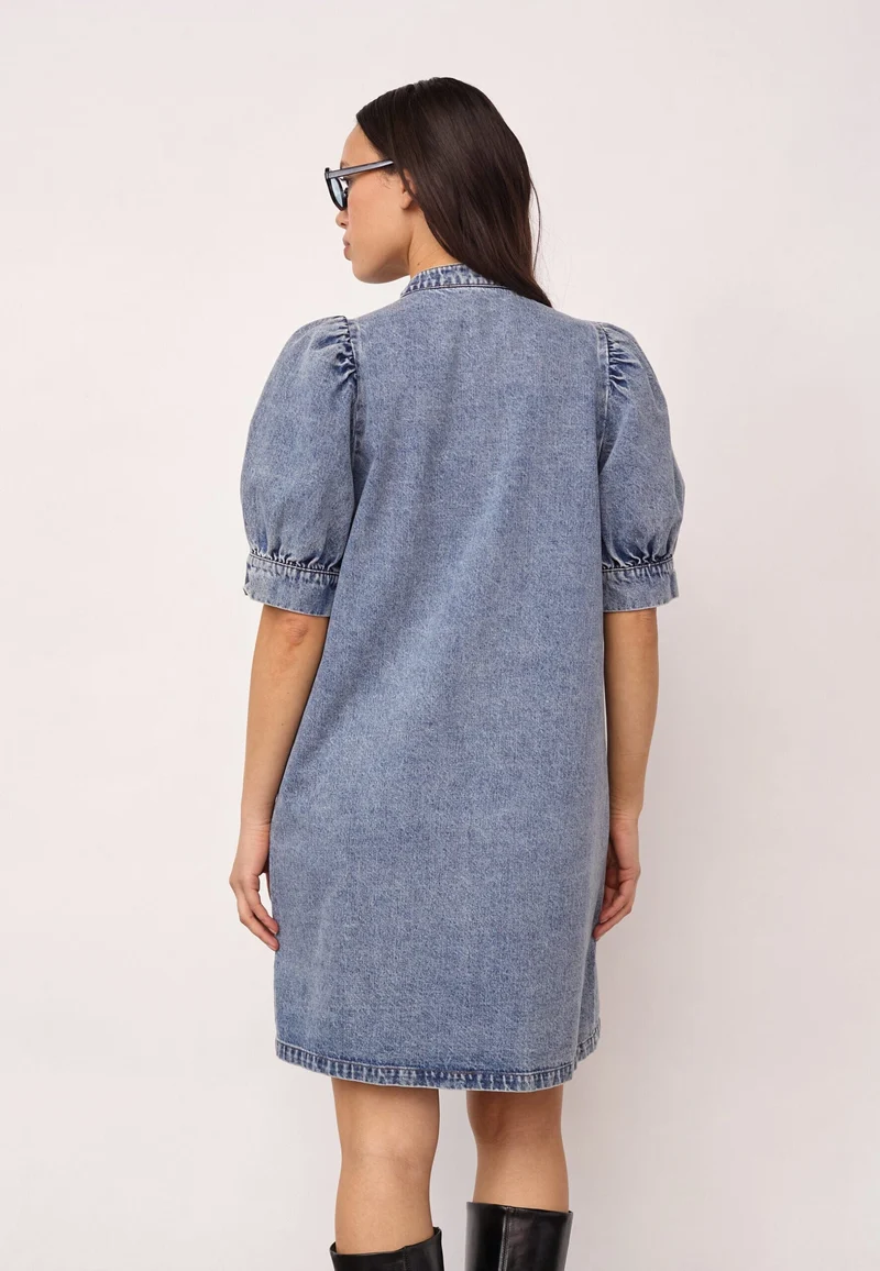Co´Couture - Denicecc Denim Ss Dress 500079 - 45007 - Bleach Denim