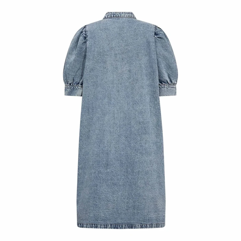Co´Couture - Denicecc Denim Ss Dress 500079 - 45007 - Bleach Denim