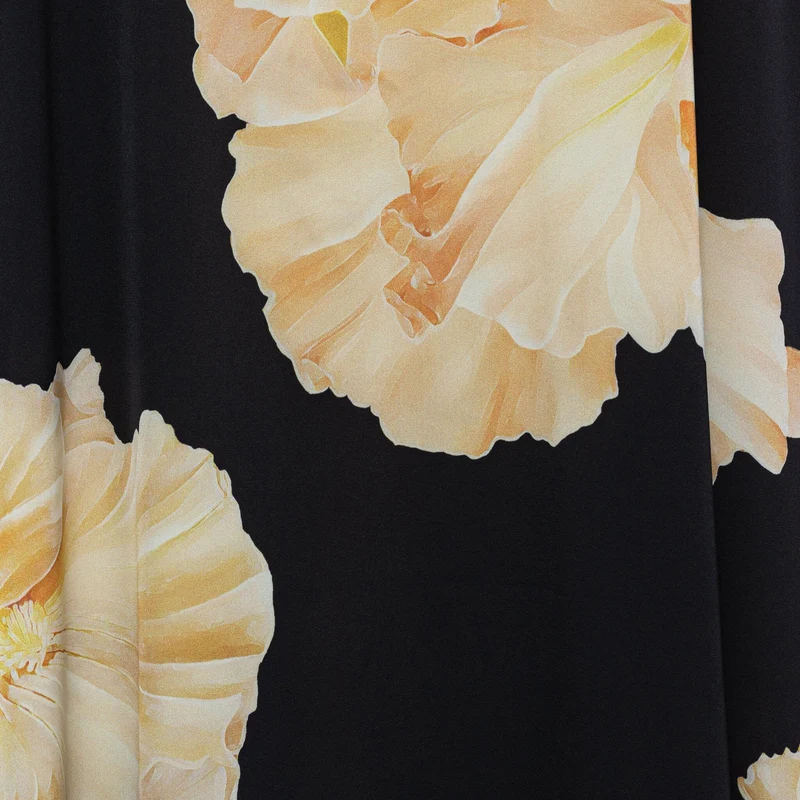 Karmamia - Heather Dress 2349 - Gold Maxi Flower