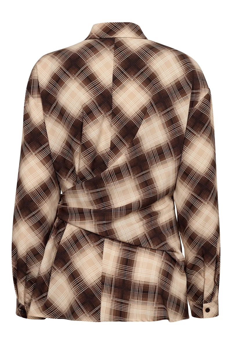 A-View - Elsi Shirt AV8266 - 156 - Brown/Sand