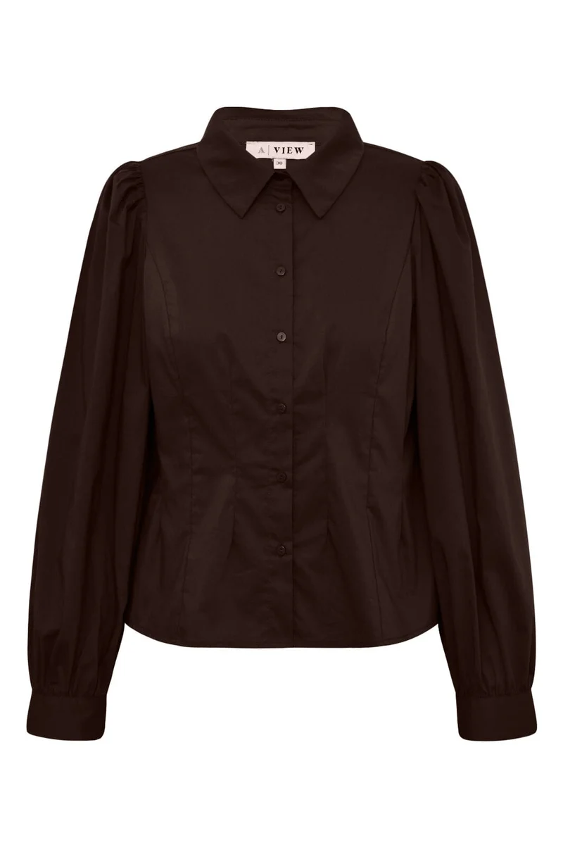 A-View - Malika Shirt AV4639 - 194 - Dark Brown