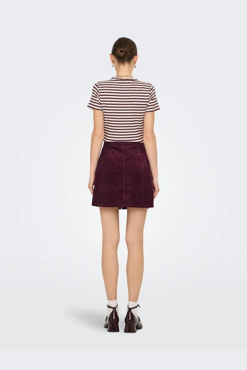 JDY - Jdyshiraz Corduroy Skirt - 4815192 Fig