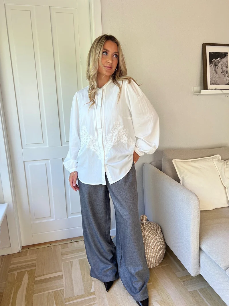 Dear Molly - Block Shirt - White