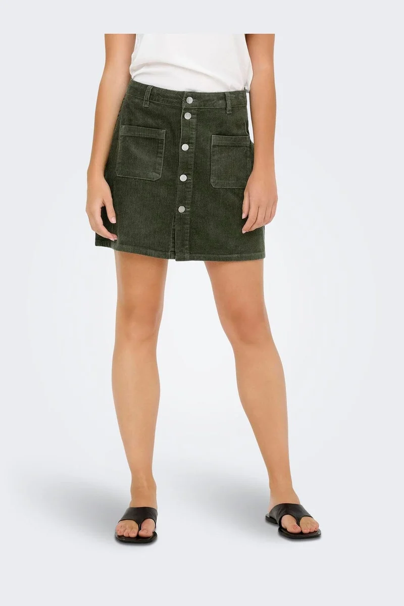 JDY - Jdyshiraz Corduroy Skirt - 3796409 Forest Night