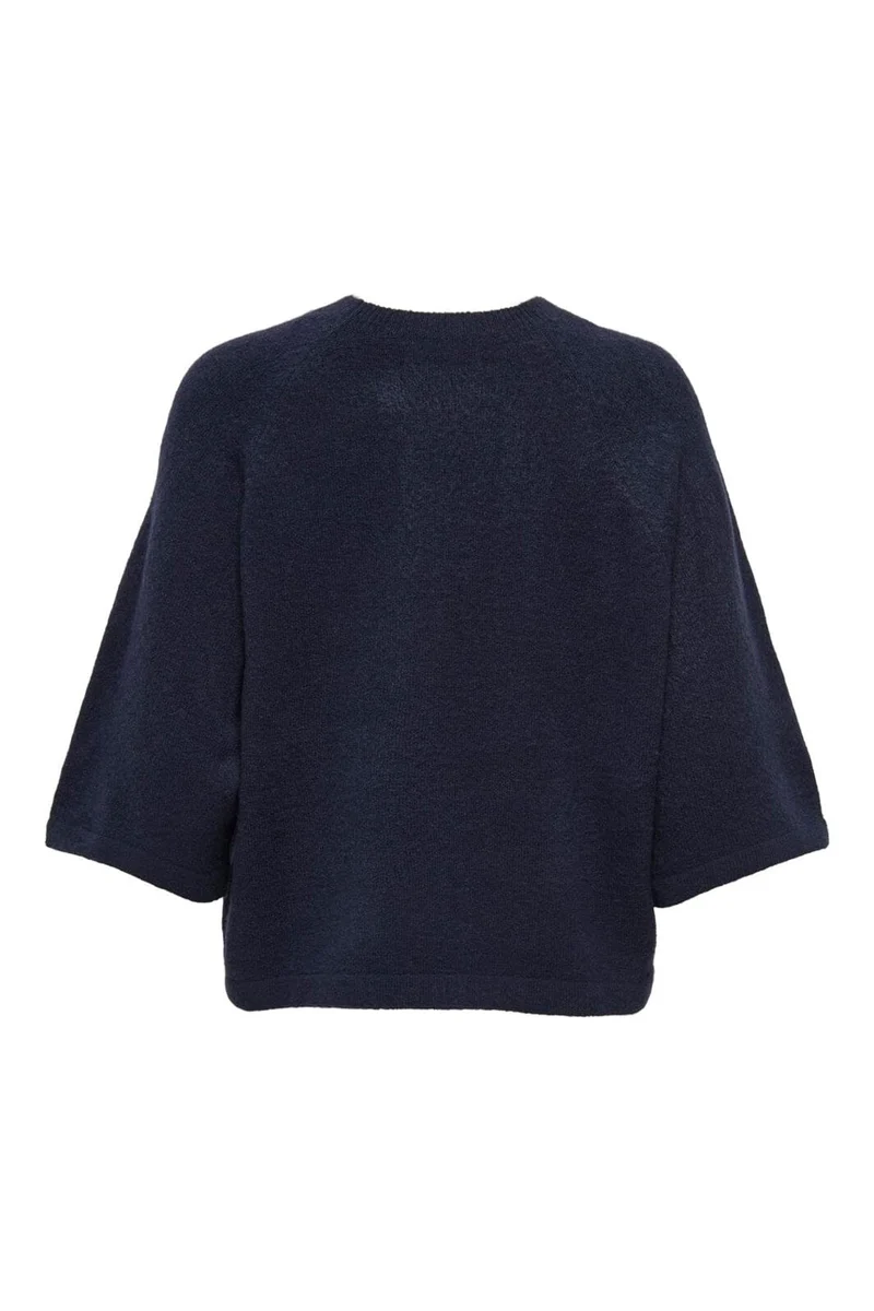 Only - Onlsimoni 3/4 Pullover Knt - 4942679 Night Sky Melange
