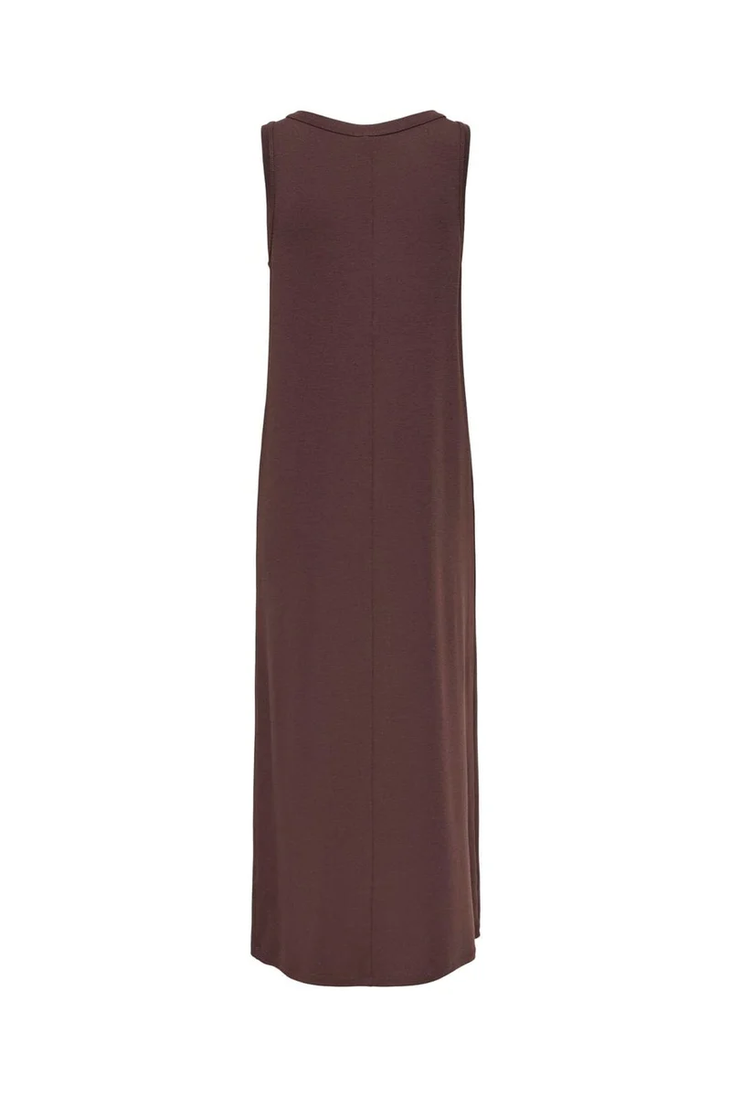Jdy - Jdyuffa S/L Long Dress - 5195585 Chicory Coffee