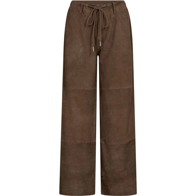 Haute L'Amitié - Goto Suede Tie Pant HL10780 - Walnut