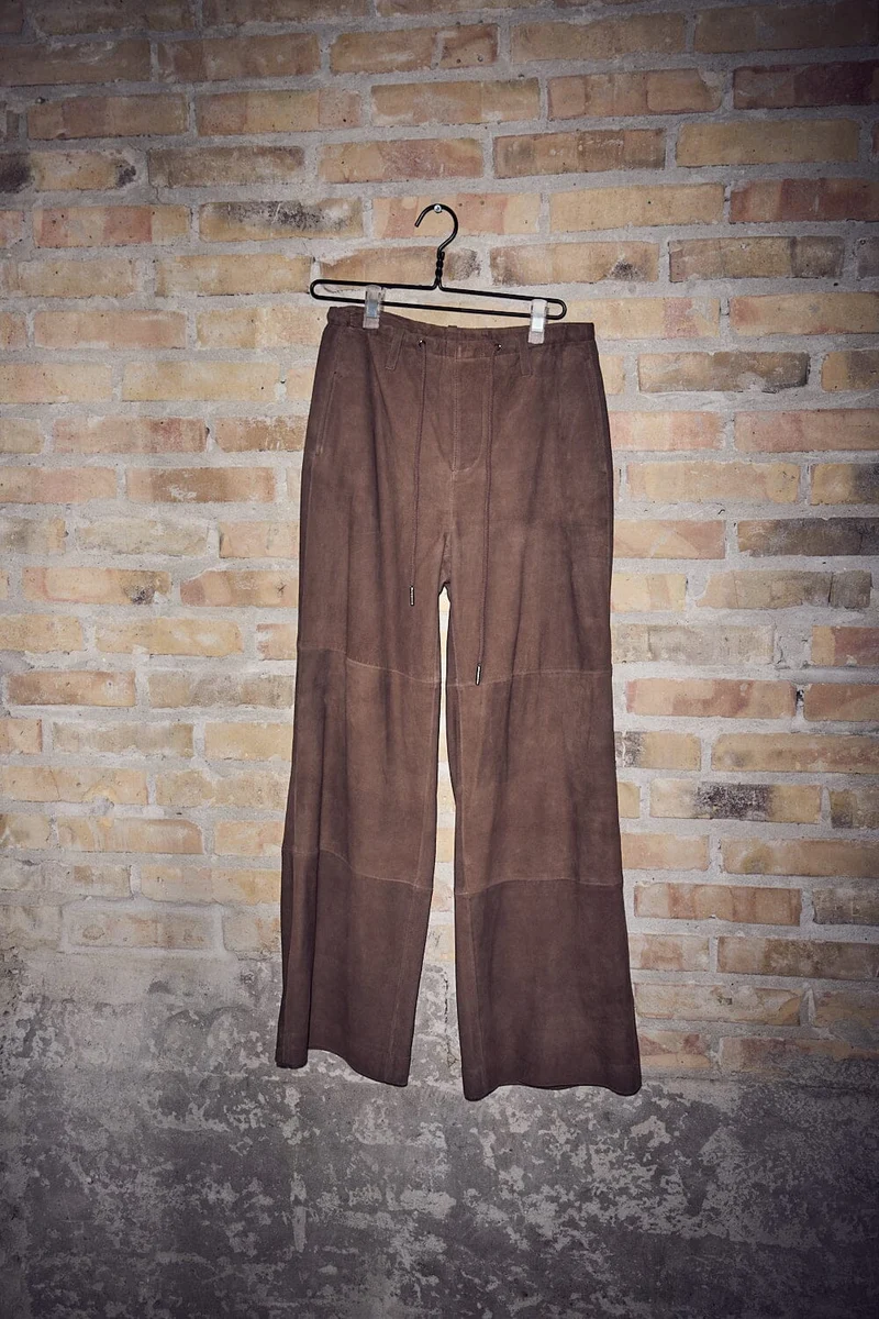 Haute L'Amitié - Goto Suede Tie Pant HL10780 - Walnut