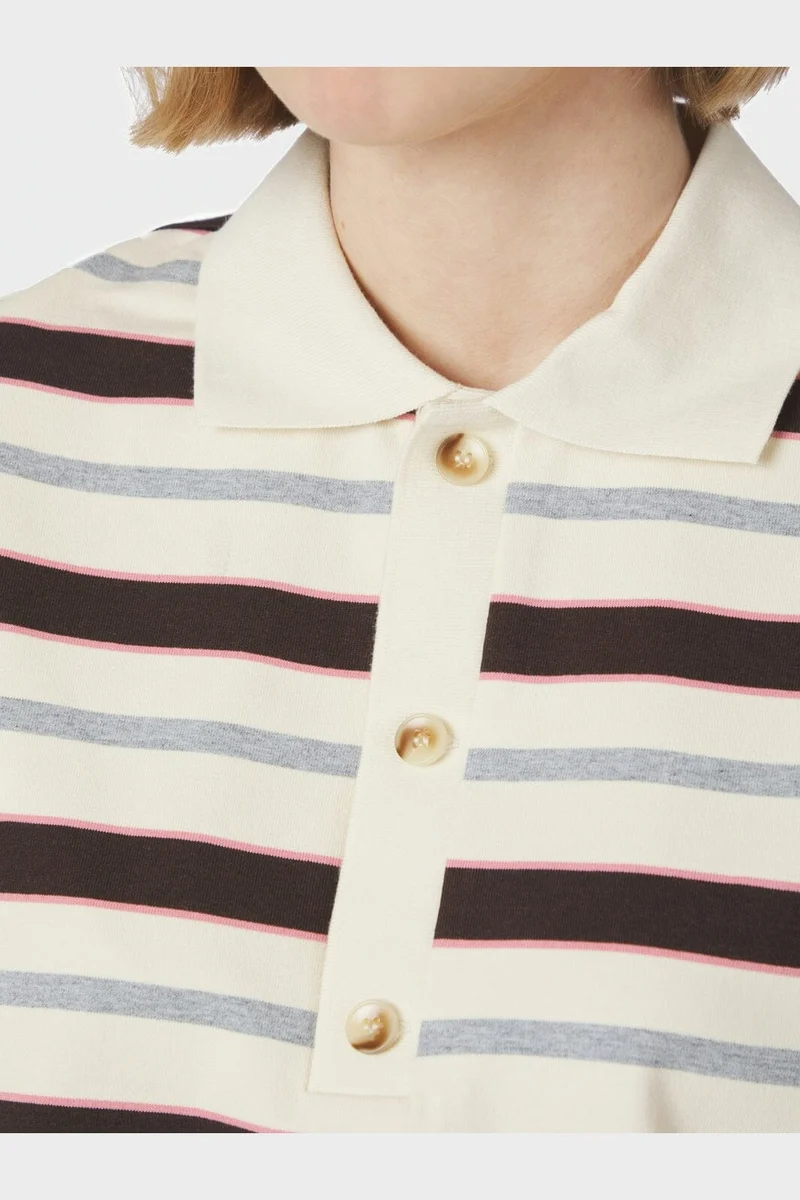 Neo Noir - Vennera Triple Stripe Polo Tee 170025 - 130 - Grey