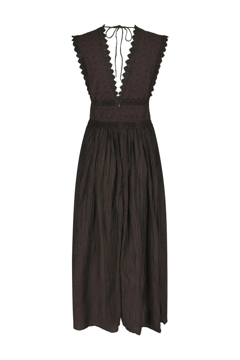 Neo Noir - Arista Lace Dress 169643 - 676 - Dark Brown