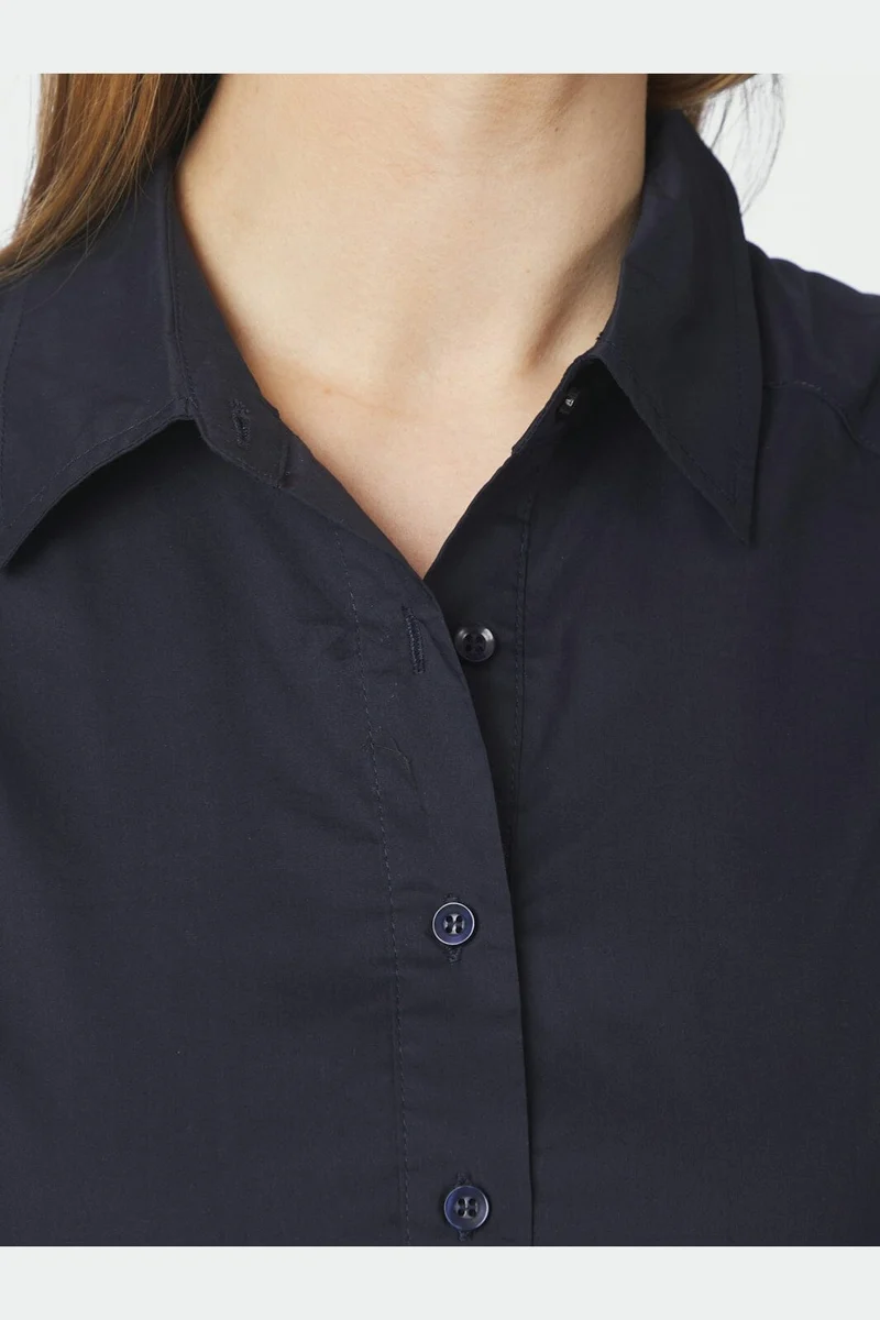 Neo Noir - Bentha Poplin Dress 167584 - 141 - Navy