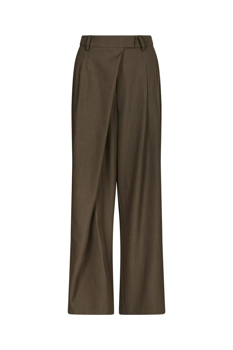 Neo Noir - Calina Structure Wrap Pants 168054 - 306 - Dusty Brown