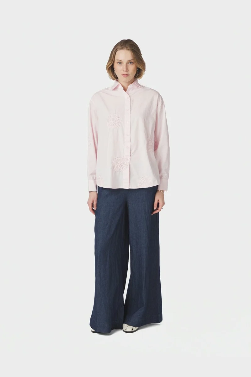 Neo Noir - Dalma Dori Emb Shirt 166746 - 754 - Light Pink