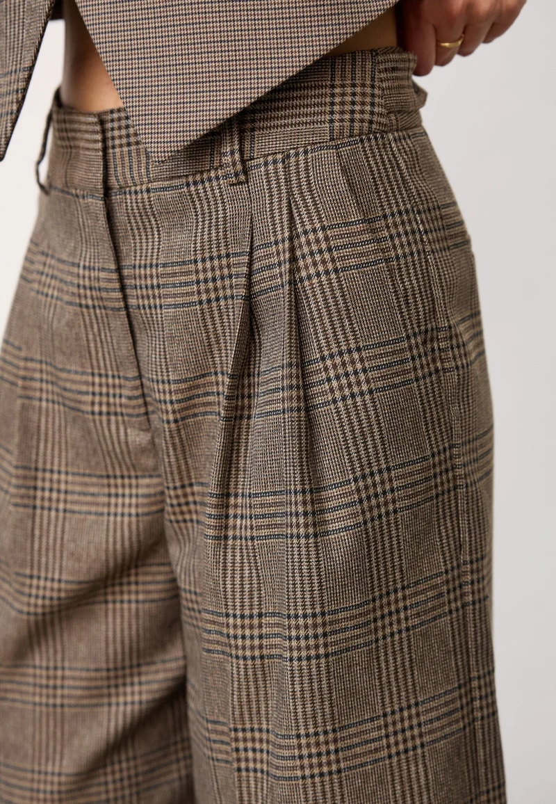 Co´Couture - Veyacc Check Bermuda 500143 - 20002 - Brown