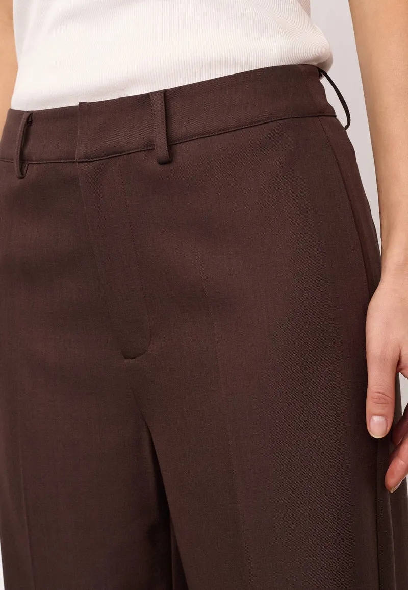 Co´Couture - Lunacc Wide Pant 500428 - 20003 - Dark Brown