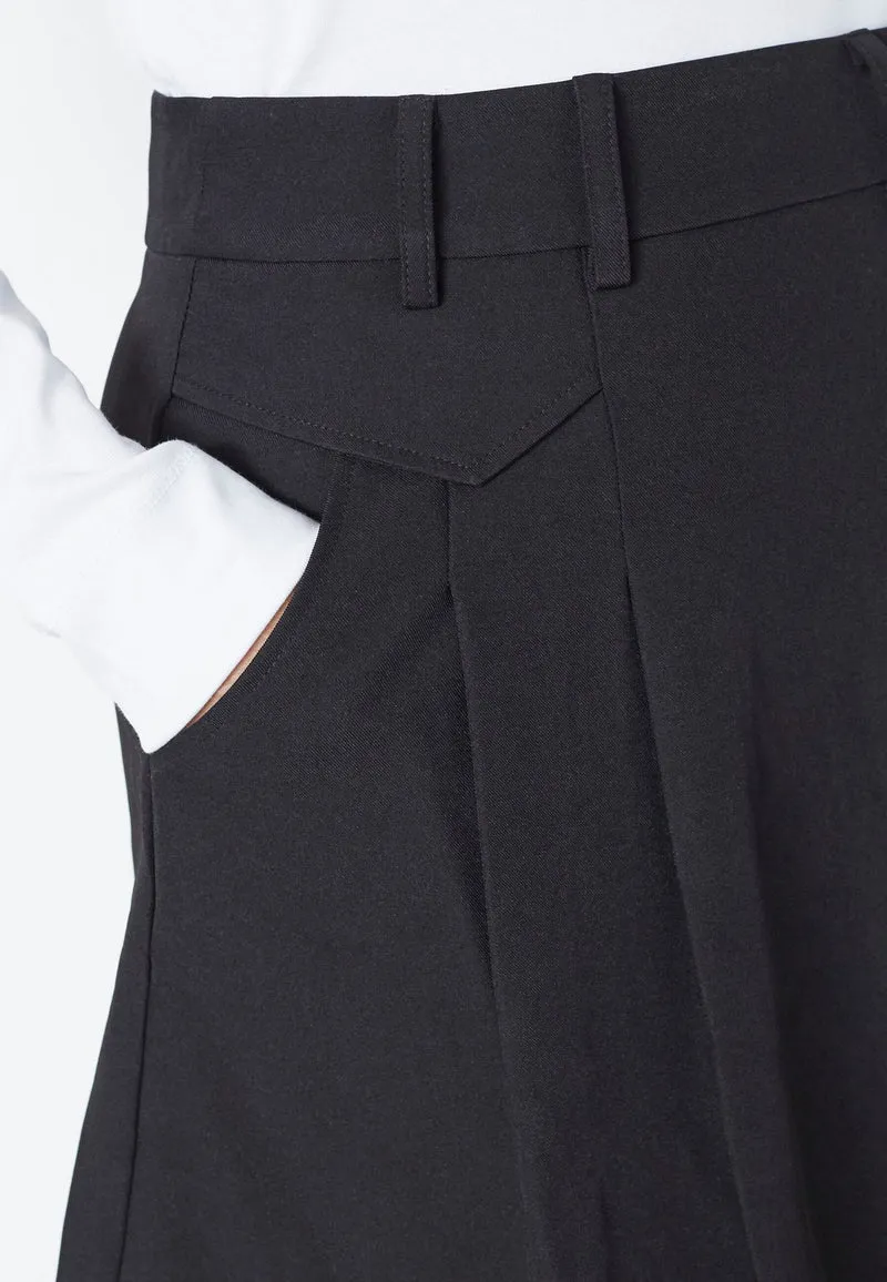 Co´Couture - Lunacc Pocket Pleat Mini Skirt 34223 - 96 - Black