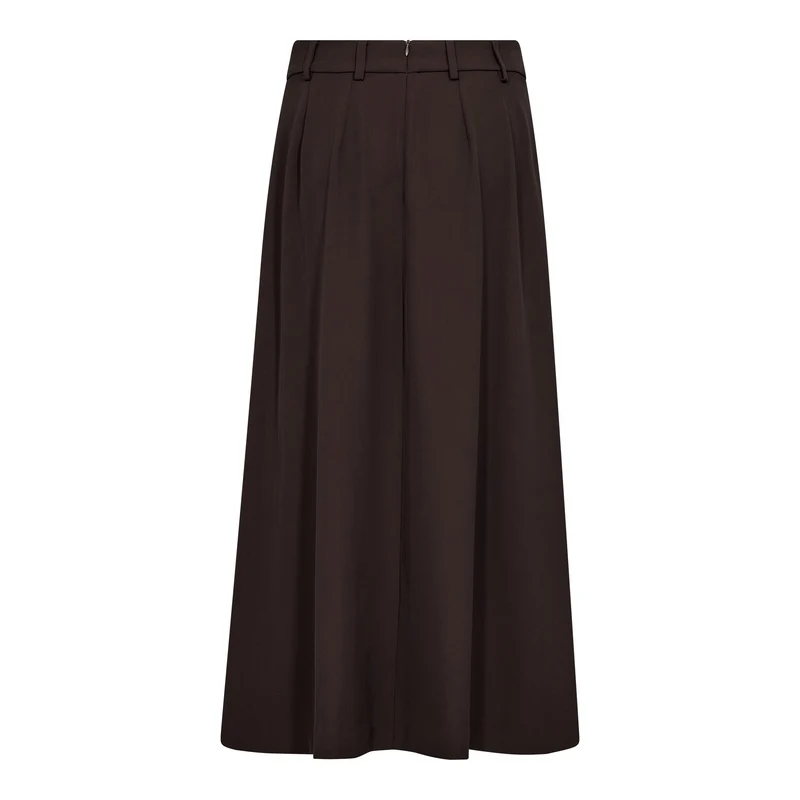 Co´Couture - Alinicc Anya Pleat Skirt 500182 - 20003 - Dark Brown