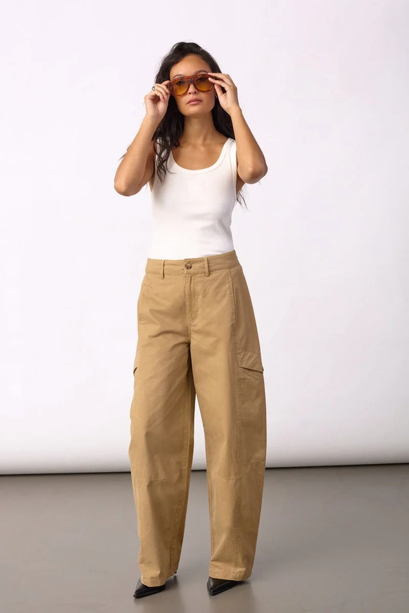 Co´Couture - Evelyncc Barrel Pant 500421 - 20012 - Sand