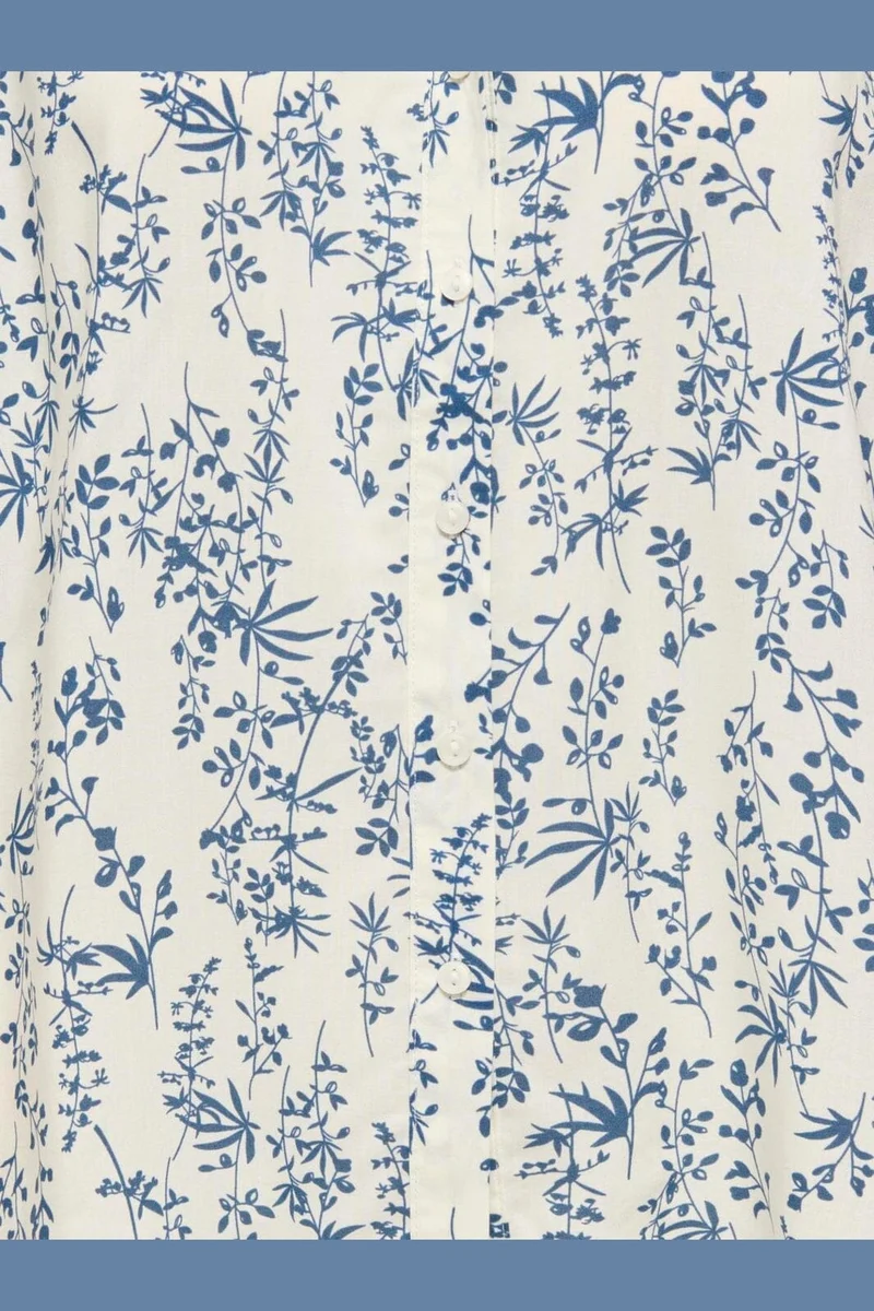 Only - Onlraya 3/4 Shirt - 5096805 Jet Stream Amy Flower