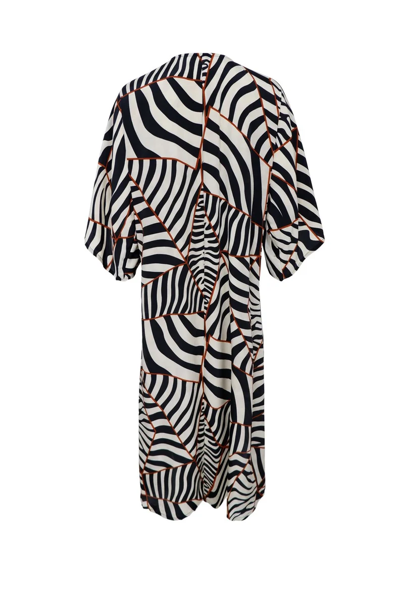 Black Colour - Bcluna Kaftan Dress 39244 - Mosaic Black