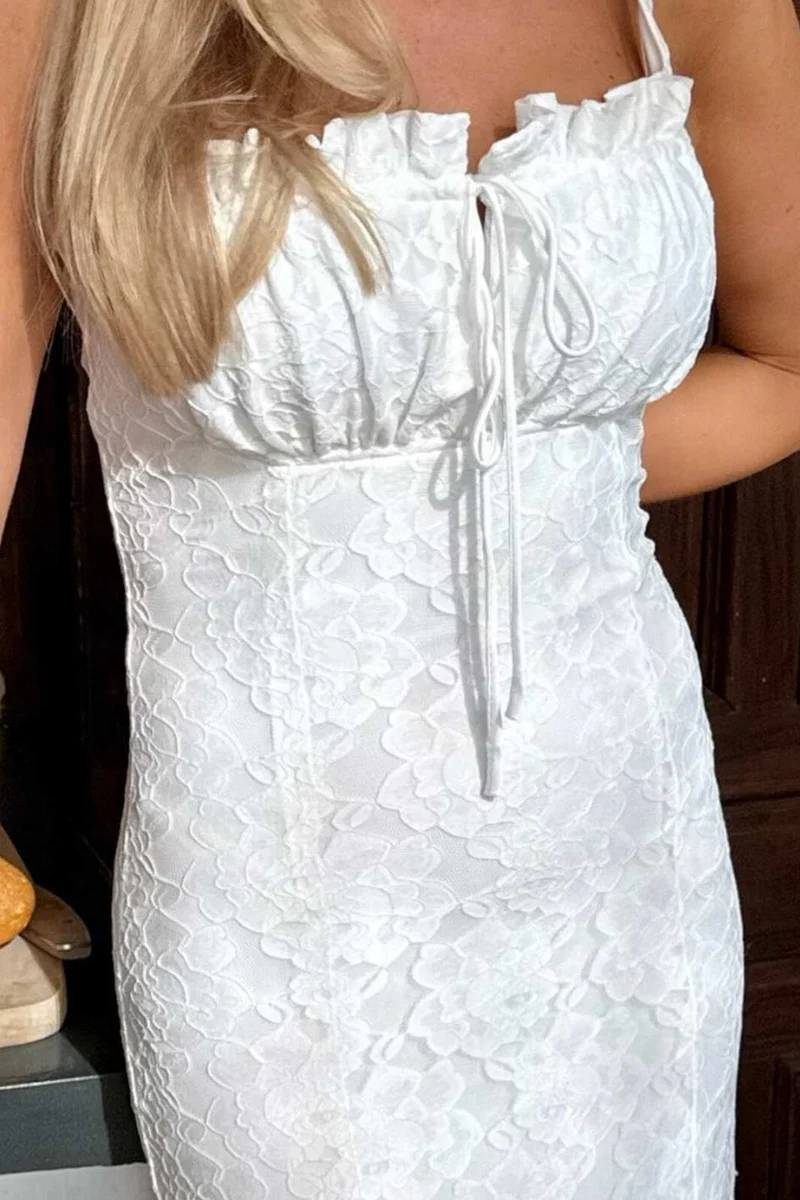 BYIC - Rosaic Dress A23787 - White Lace