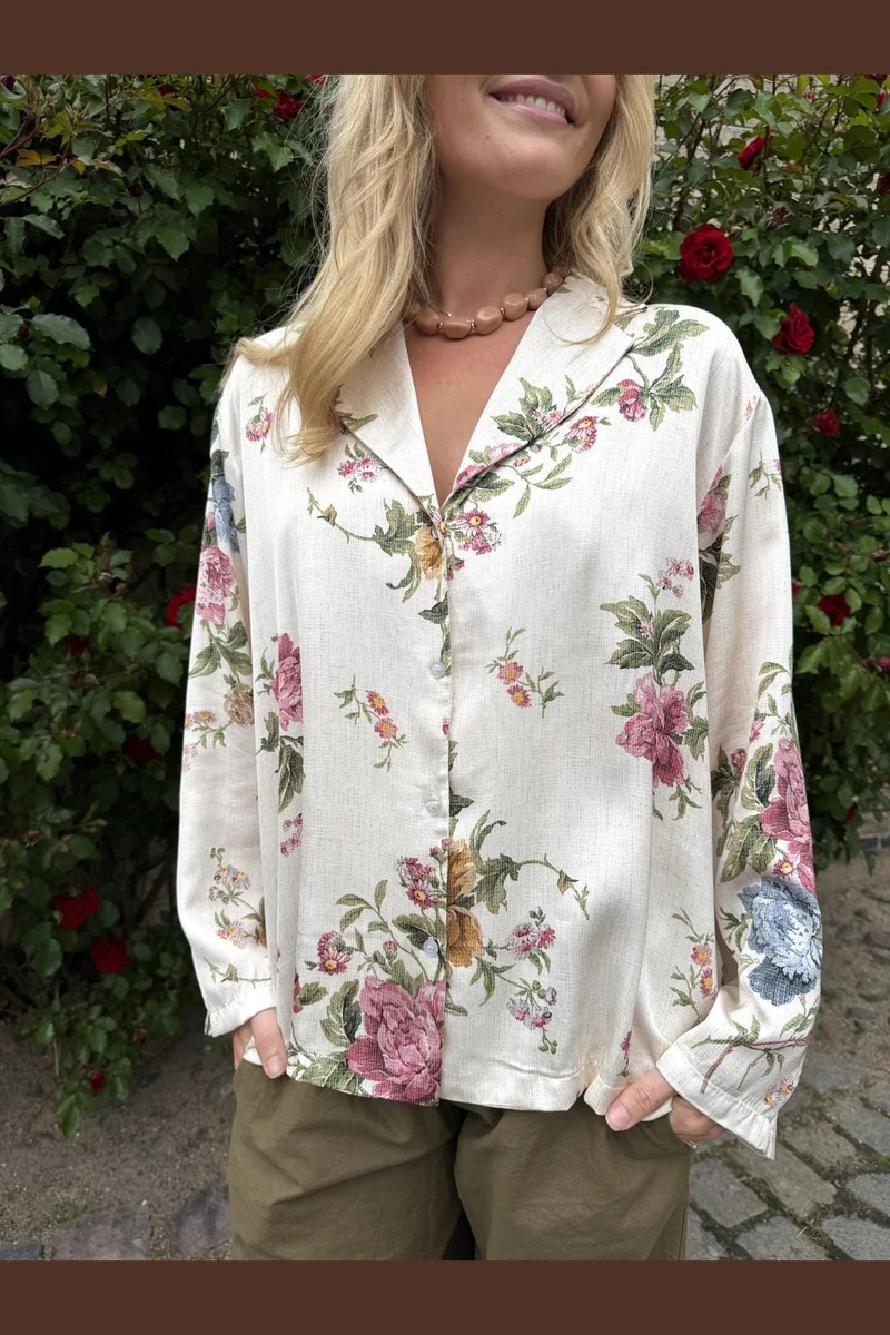 Black Colour - Bczalina Shirt Blouse 41215 - Creme