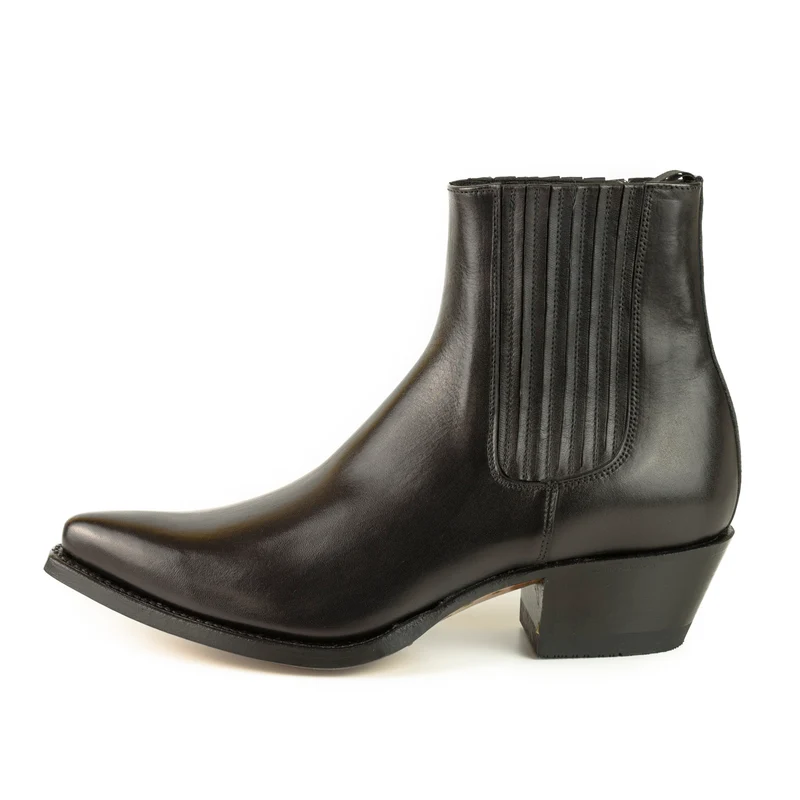 Urban Stiefeletten Damen 2496 Schwarzes Leder