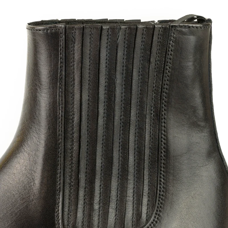 Urban Stiefeletten Damen 2496 Schwarzes Leder