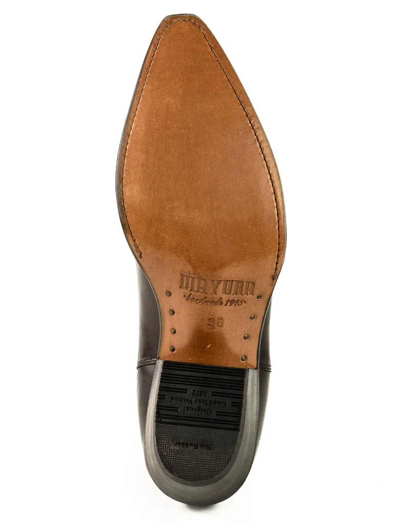 Urban Stiefeletten Damen 2496 Schwarzes Leder