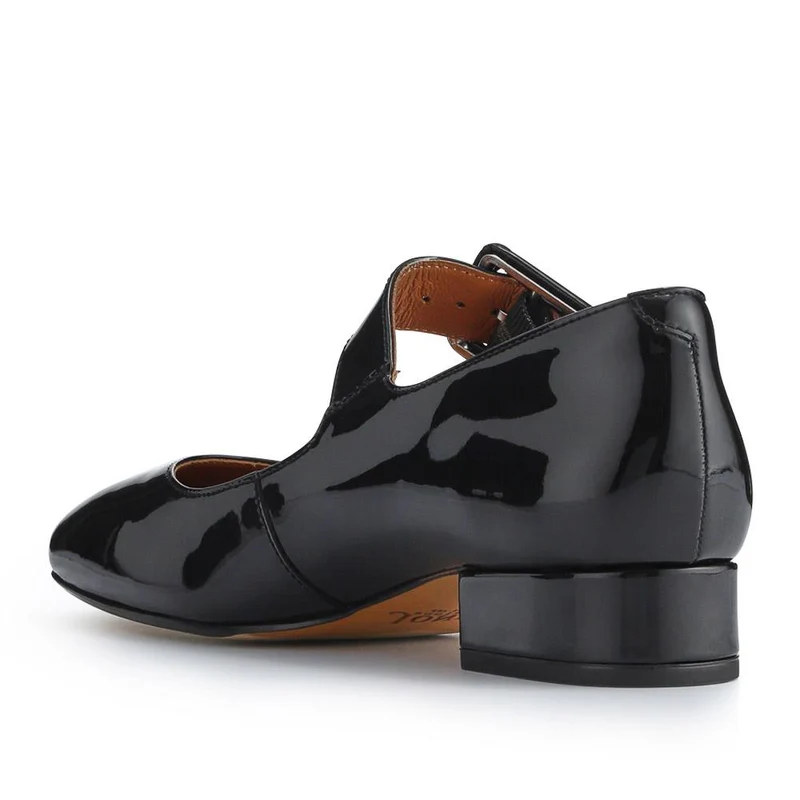 Zuri Leather Mary Janes - ZURI / 327 553 - Black Patent