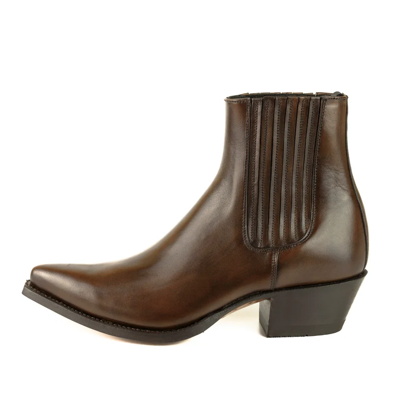 Urban Stiefeletten Damen 2496 Braunes Leder