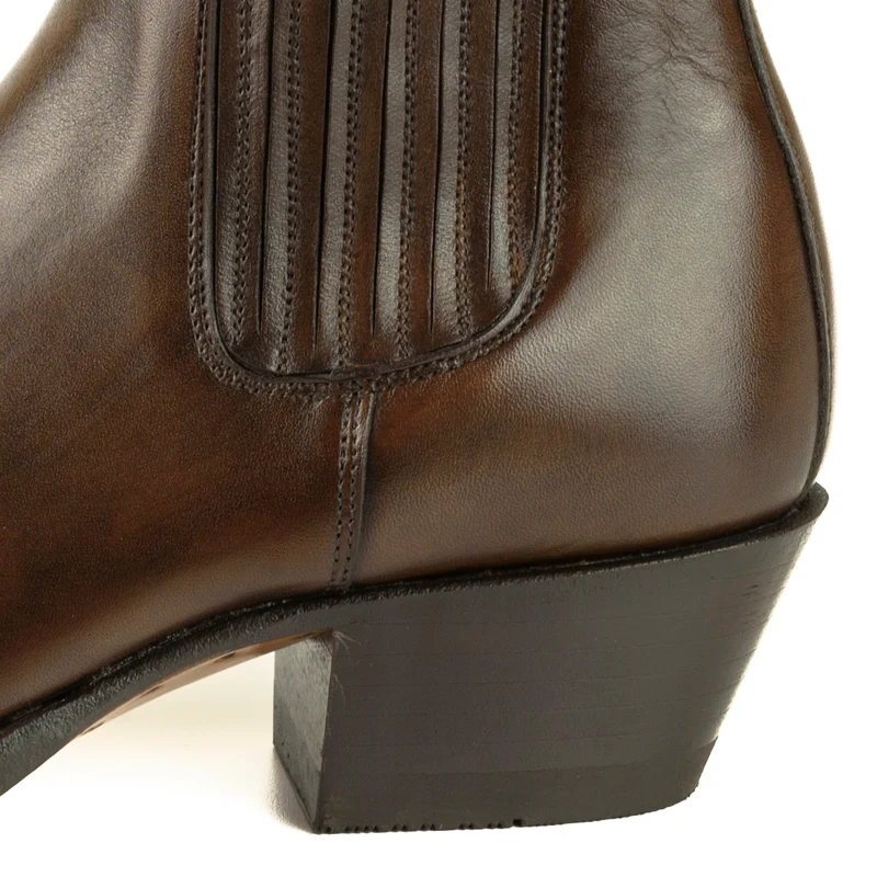 Urban Stiefeletten Damen 2496 Braunes Leder