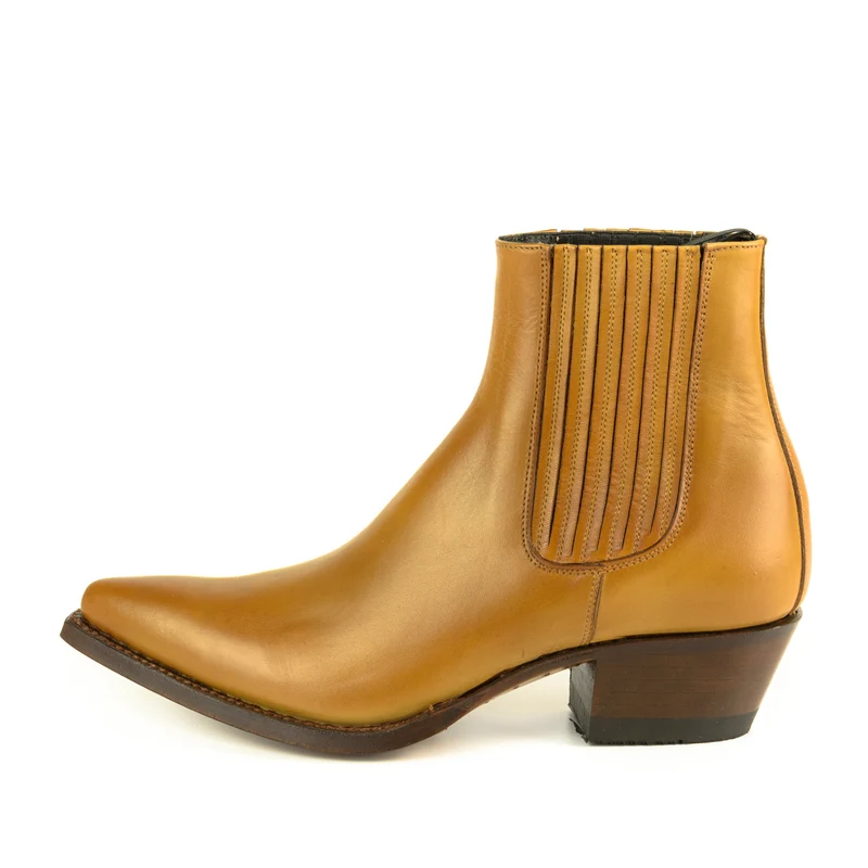 Urban Stiefeletten Damen 2496 Gelbes Leder