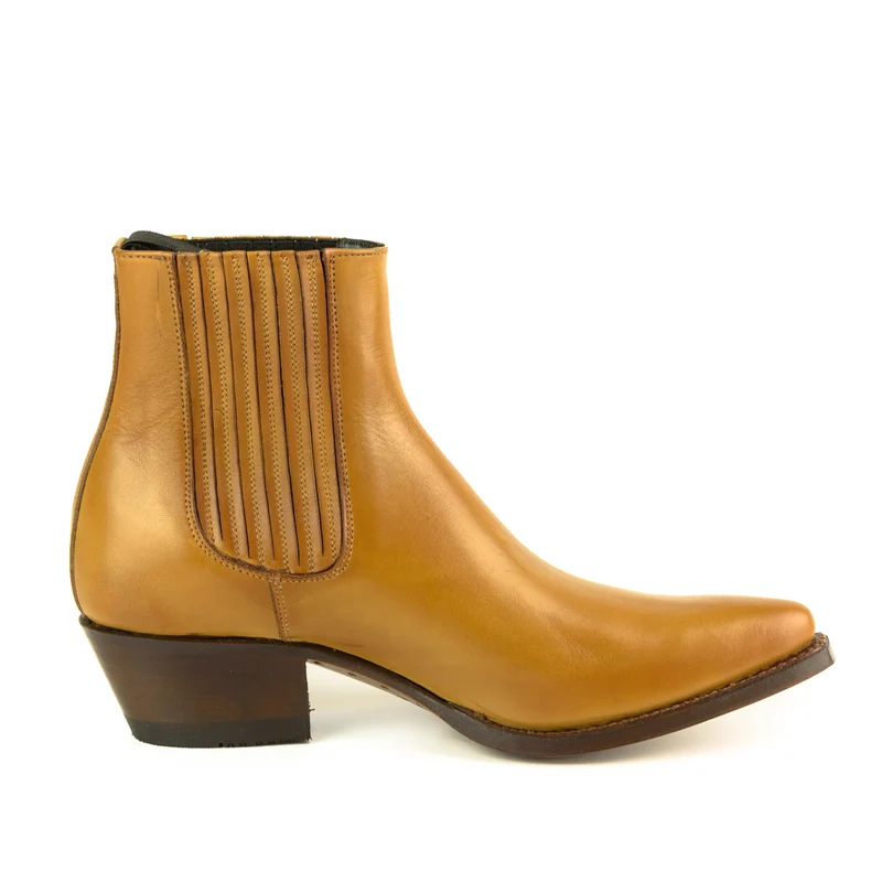 Urban Stiefeletten Damen 2496 Gelbes Leder