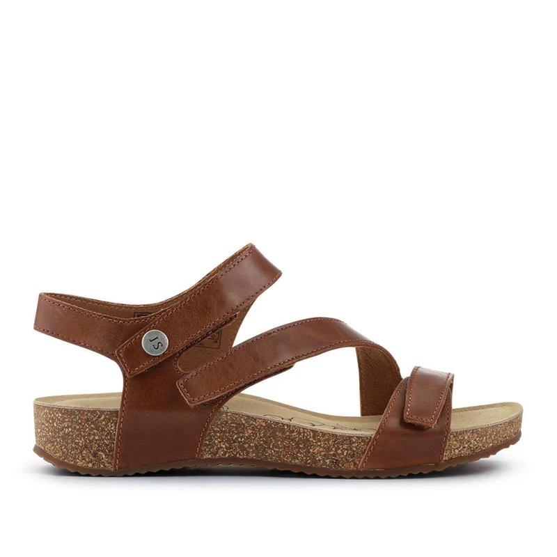 All-Leather Touch-Fasten Sandals - JOSEF41513 / 327 241 - Tan