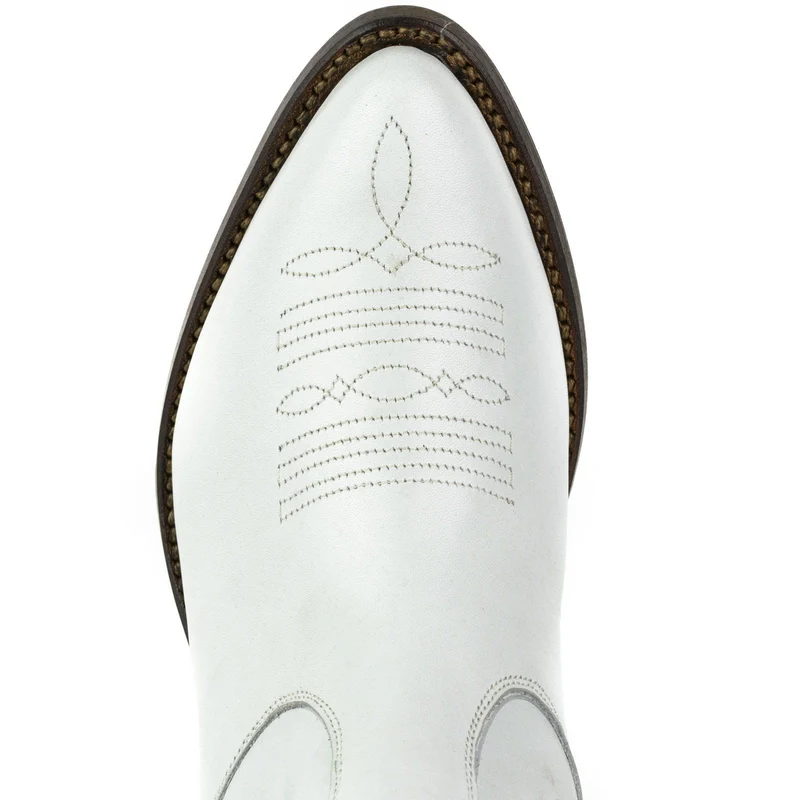 Urban Damen Stiefeletten 2487 Weißes Leder
