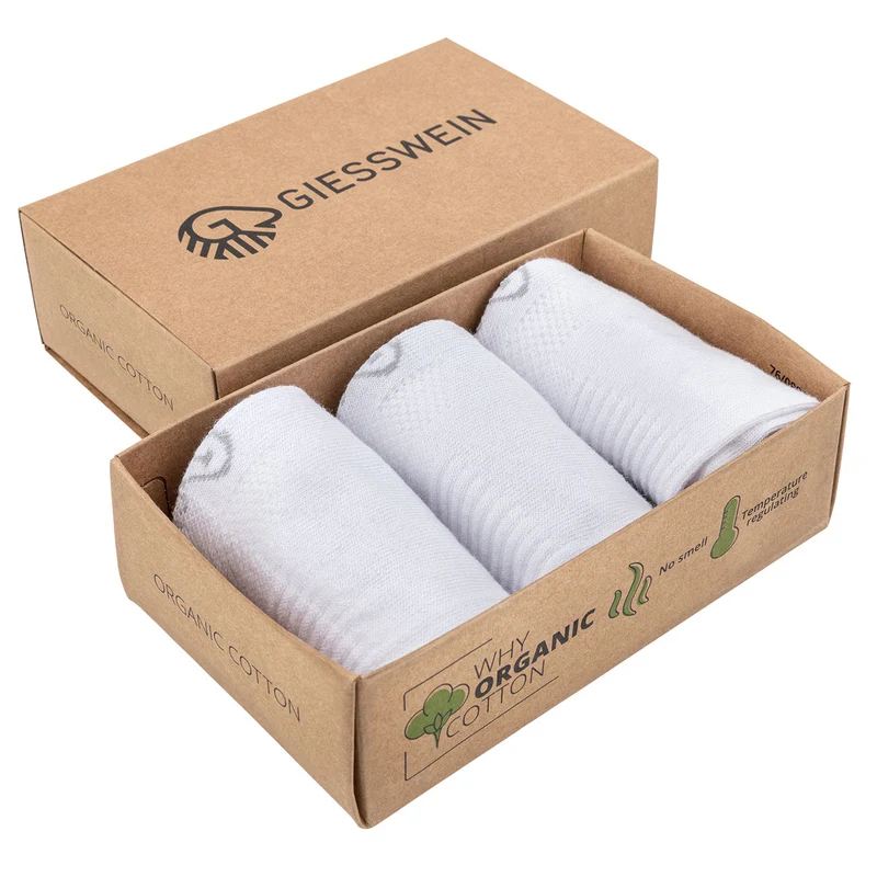 Sneaker Socken Bio-Baumwolle (3er-Pack)