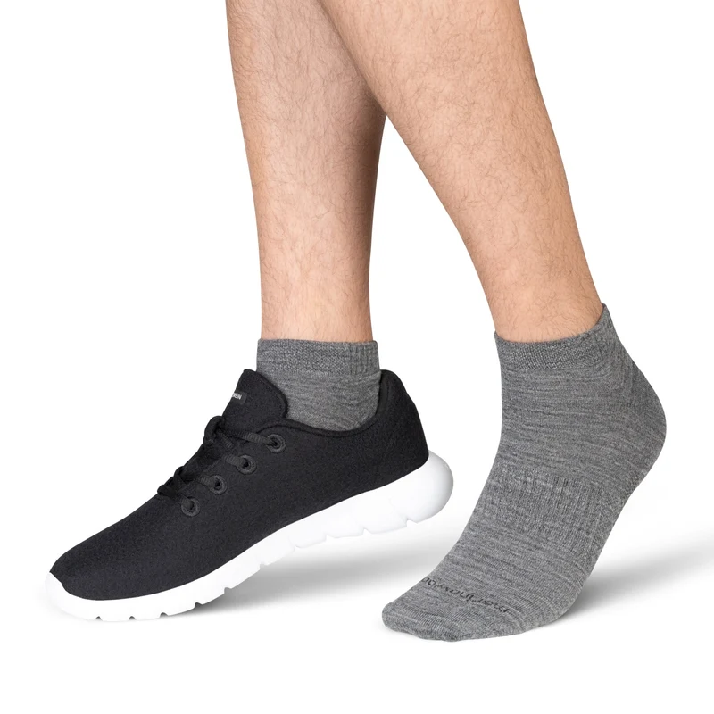 Sneaker Socken Merino Wolle (3er-Pack)