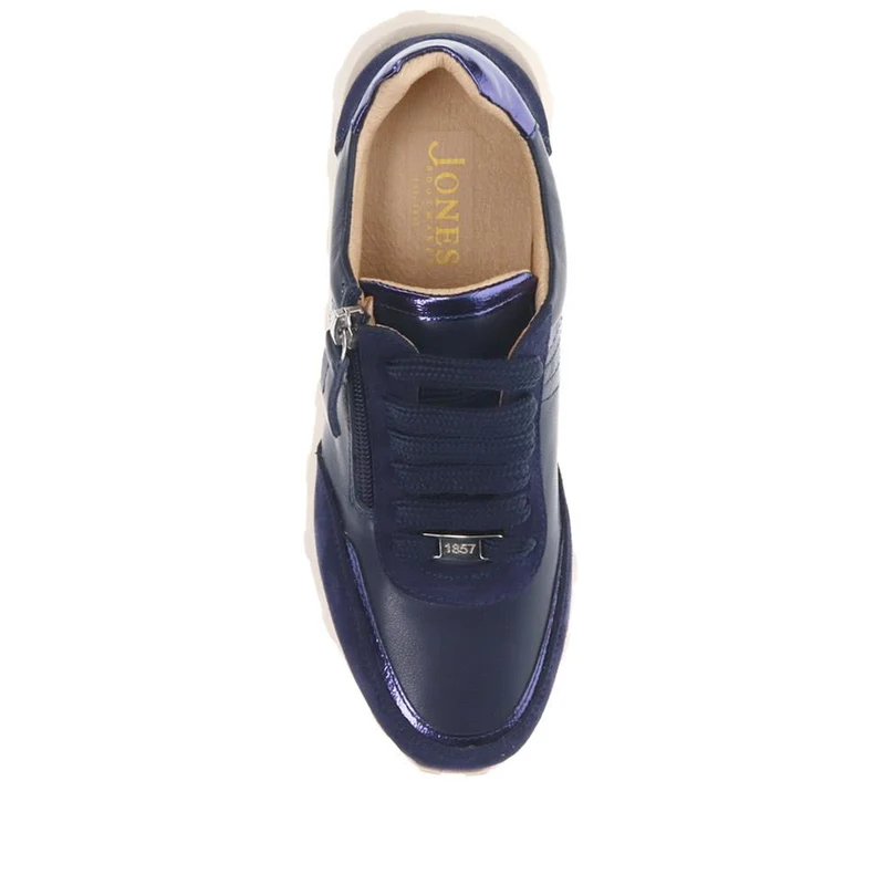Aisha Lace-Up Trainers - AISHA / 326 303 - Navy