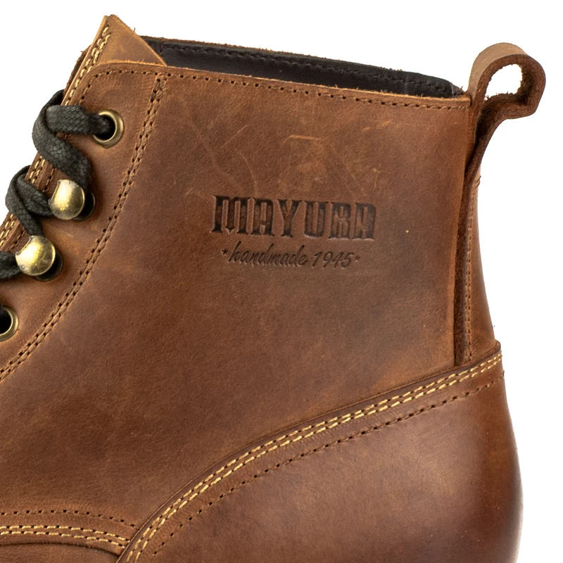 Urban-Schnürstiefel für Herren 2478 aus braunem Leder