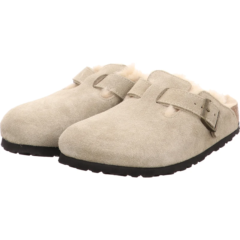Birkenstock Clog Boston VL/ Shearling beige