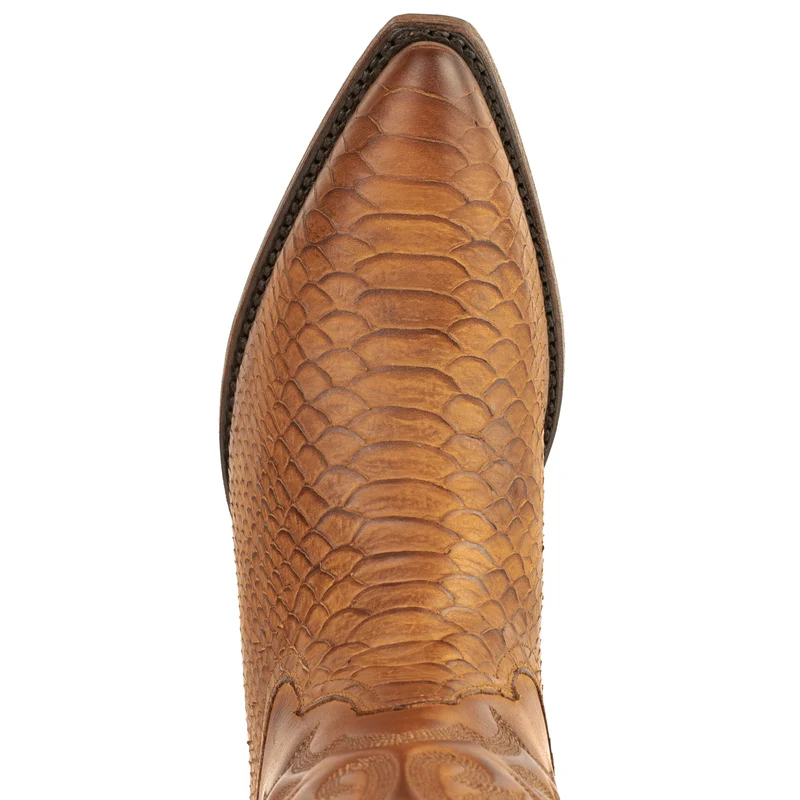 Damen-Cowboy-Country- und Westernstiefel 2524 aus braunem Leder