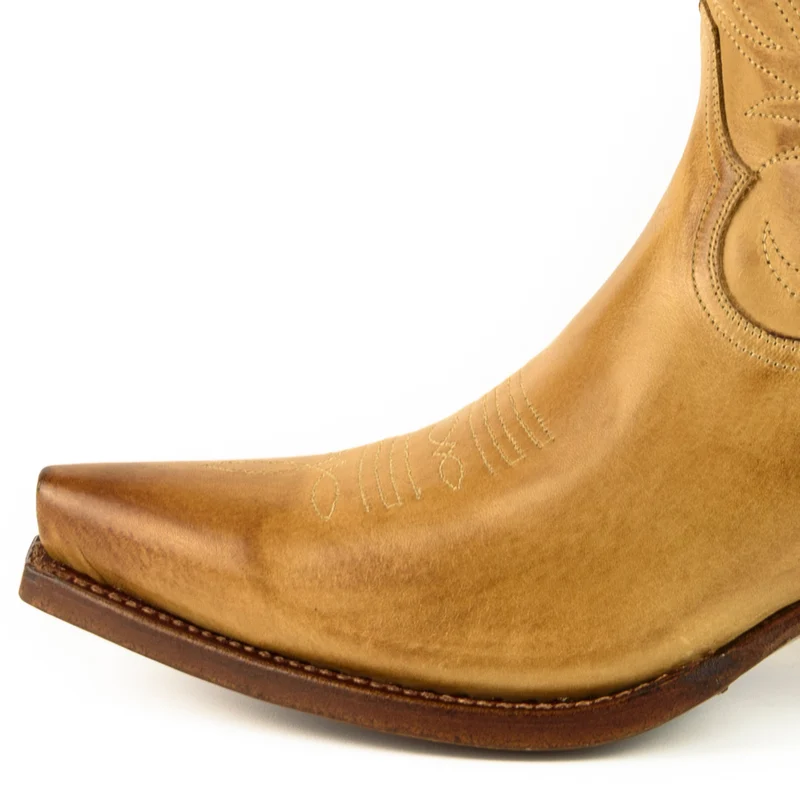 Country- und Western-Cowboystiefel für Damen 2536 Gelbes Leder