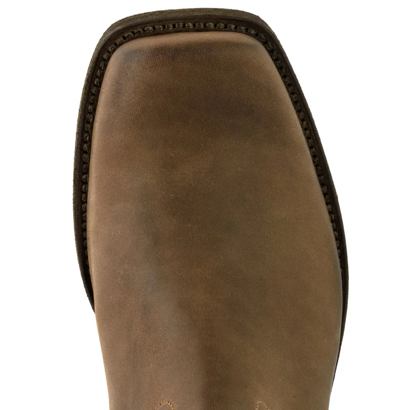 Biker Motard Stiefeletten für Damen und Herren 05 Braunes Leder