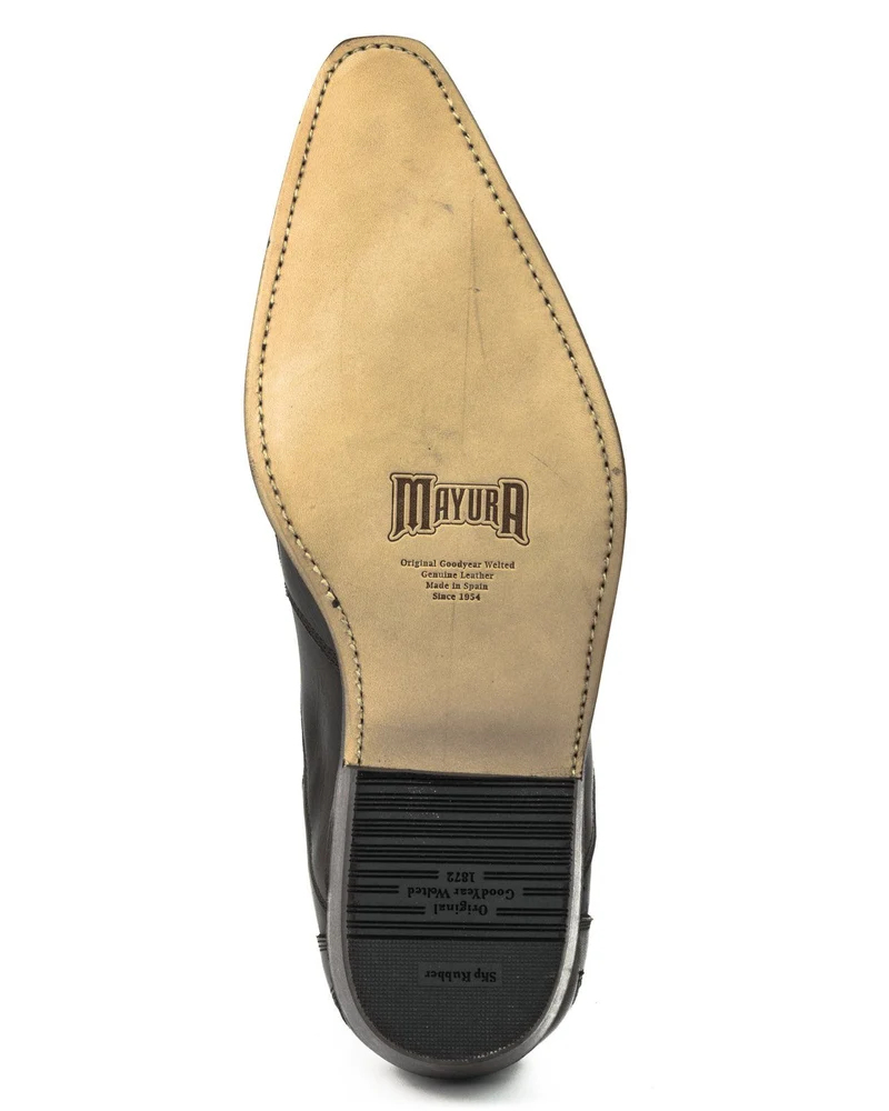 Cowboy Country Western Stiefeletten für Herren und Damen 21 aus braunem Leder