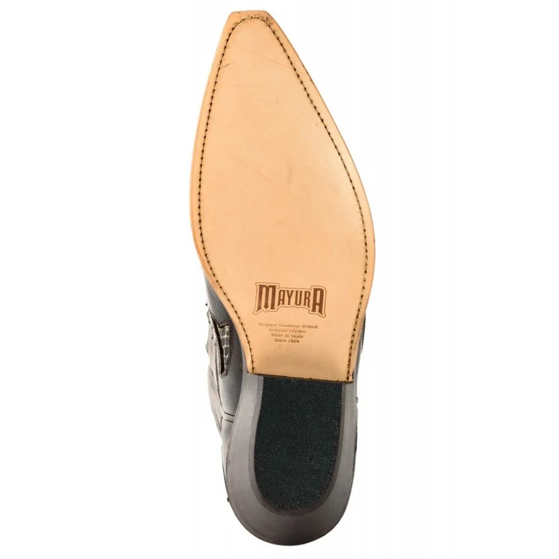 Damen- und Herren-Cowboystiefel, exotisches handgefertigtes braunes und weißes Leder, 1935-C Texanas