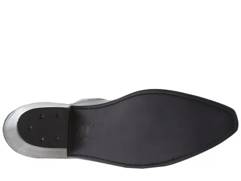 Westernstiefel CowboyStiefel für Damen handgefertigt, aus schwarzem Leder, LF1510E