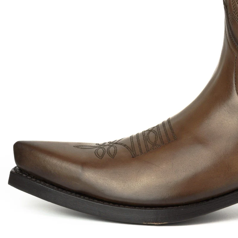 Cowboy Country- und Westernstiefel für Damen und Herren 1920 Braunes Leder