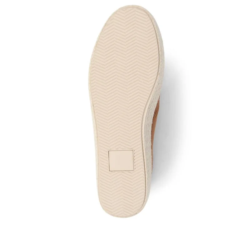 Slip-On Espadrilles - RAYLEN / 324 051 - Tan Suede