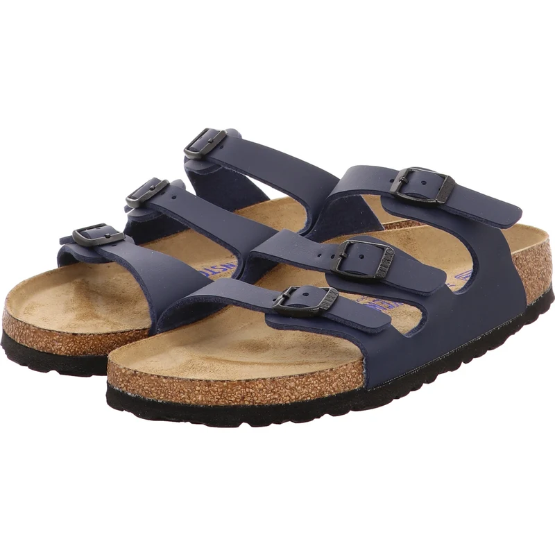 Birkenstock Pantolette Florida blau